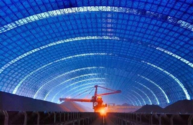 昆明亿优钢构工程师为您解析原料场封闭技术的特点和类型